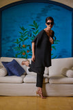 Maheen Khan - ALIYE - Crepe - Black - 1 Piece