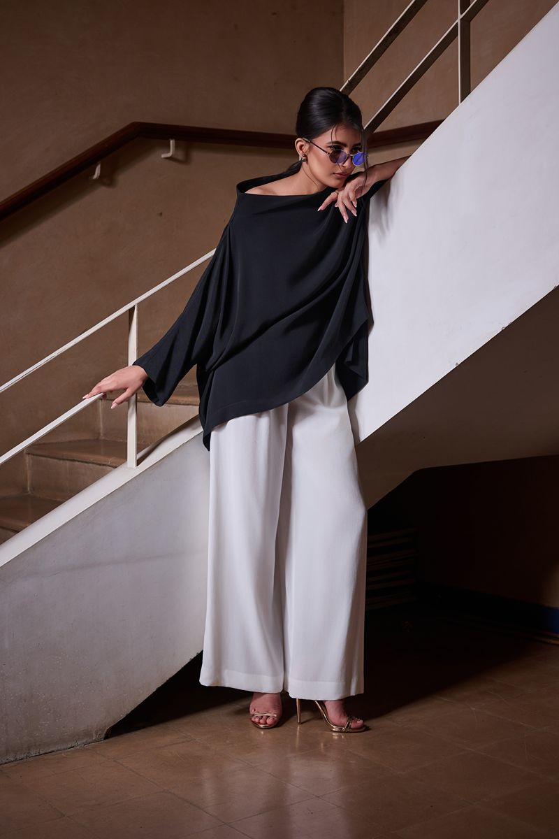 Maheen Khan - MIA - Crepe - White - 1 Piece