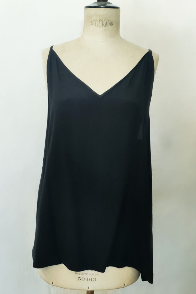 Maheen Khan - BLACK CAMI - CREPE - 1 Piece