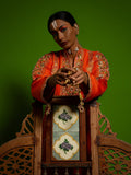 Sanam Chaudhri MOMAL Orange 2 Piece