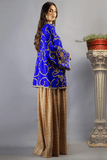 Huma Adnan - Mahgul - Chiffon - Blue - 2 Piece - Studio by TCS