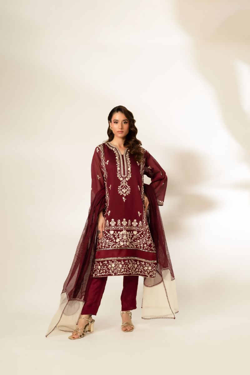 Zaaviay - Maroon Majesty - 3 Piece