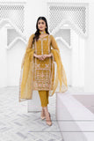 Laleen - Mehak Organza Suit For Women - Mustrad - 3 Piece