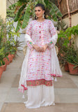 Huma Adnan - Mehrunisa - White - Cotton Silk - 3 Piece