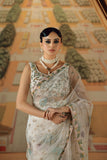 Fozia Khalid - Mu dikhai - Net - Off-white - 3 Piece