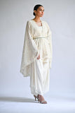 Sania Maskatiya - Solene - GEORGETTE CAPE - White - 2 Piece - Studio by TCS