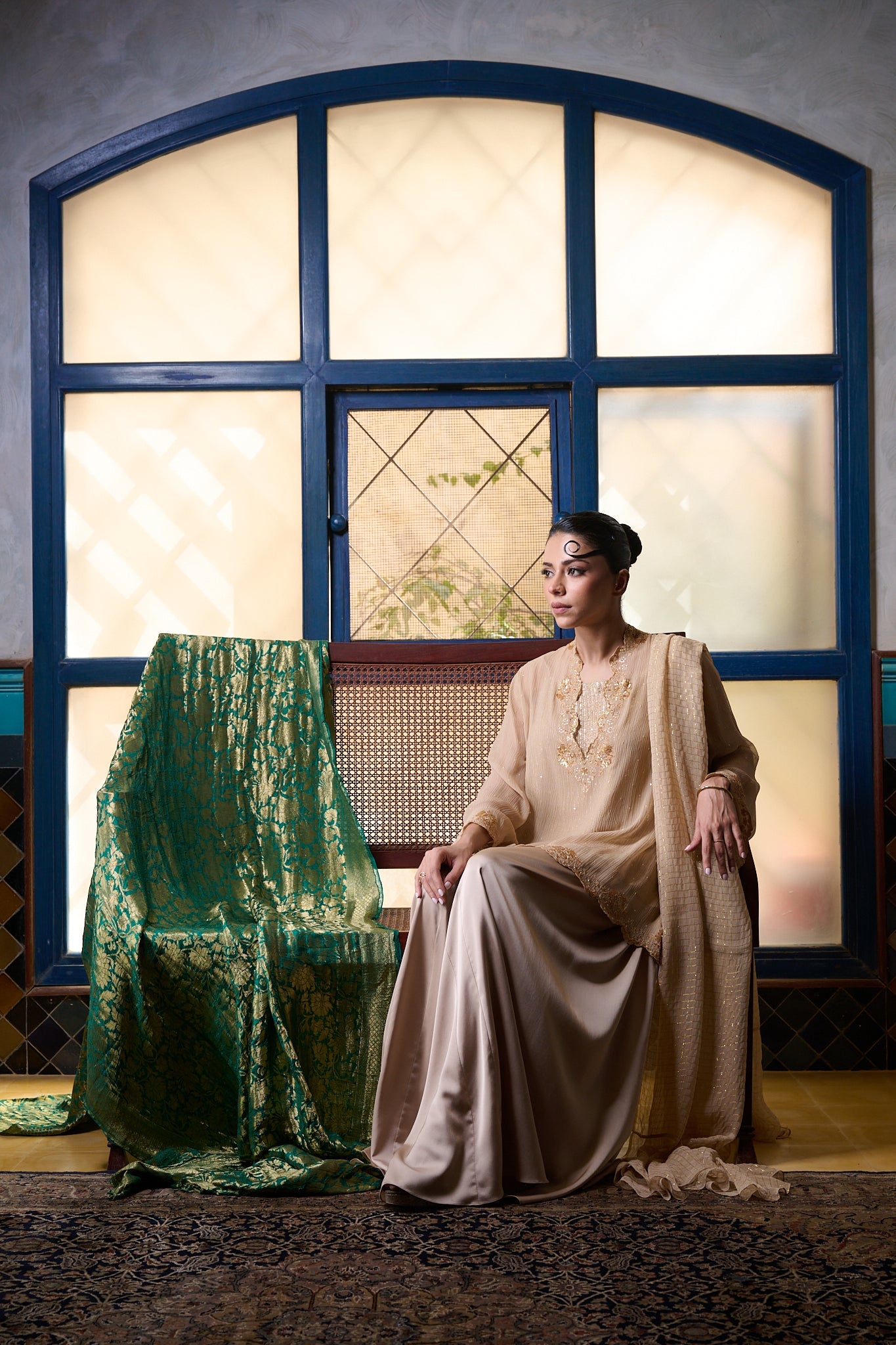 Maheem Khan - Layla - BIEGE - CHIFFON - 3 Piece