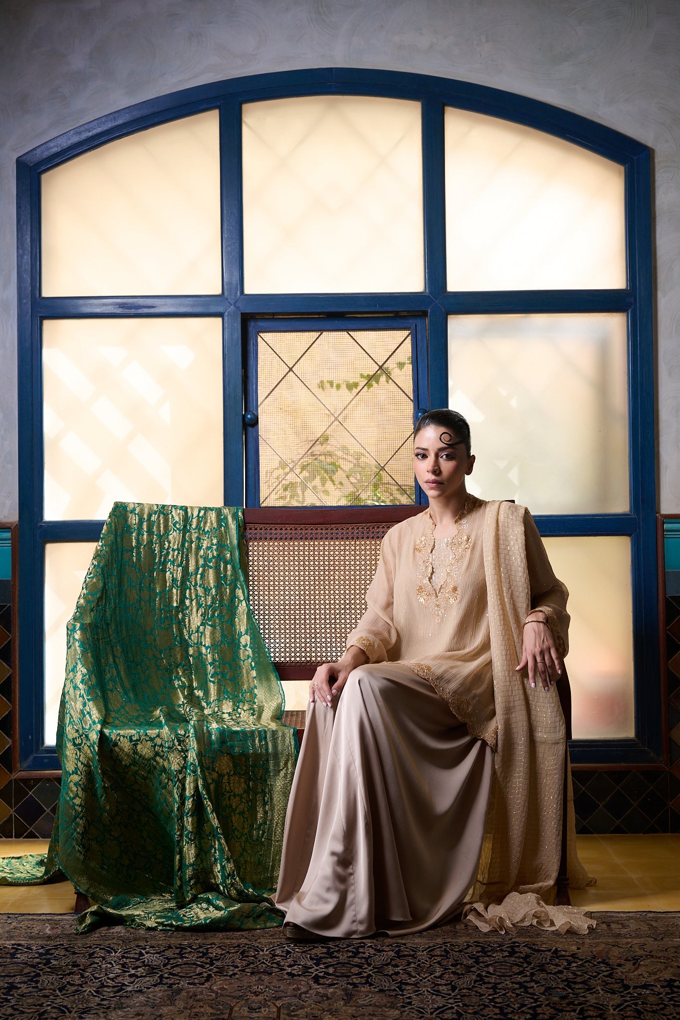 Maheem Khan - Layla - BIEGE - CHIFFON - 3 Piece