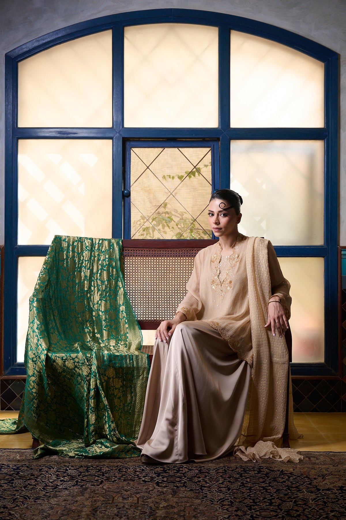 Maheem Khan - Layla - BIEGE - CHIFFON - 3 Piece