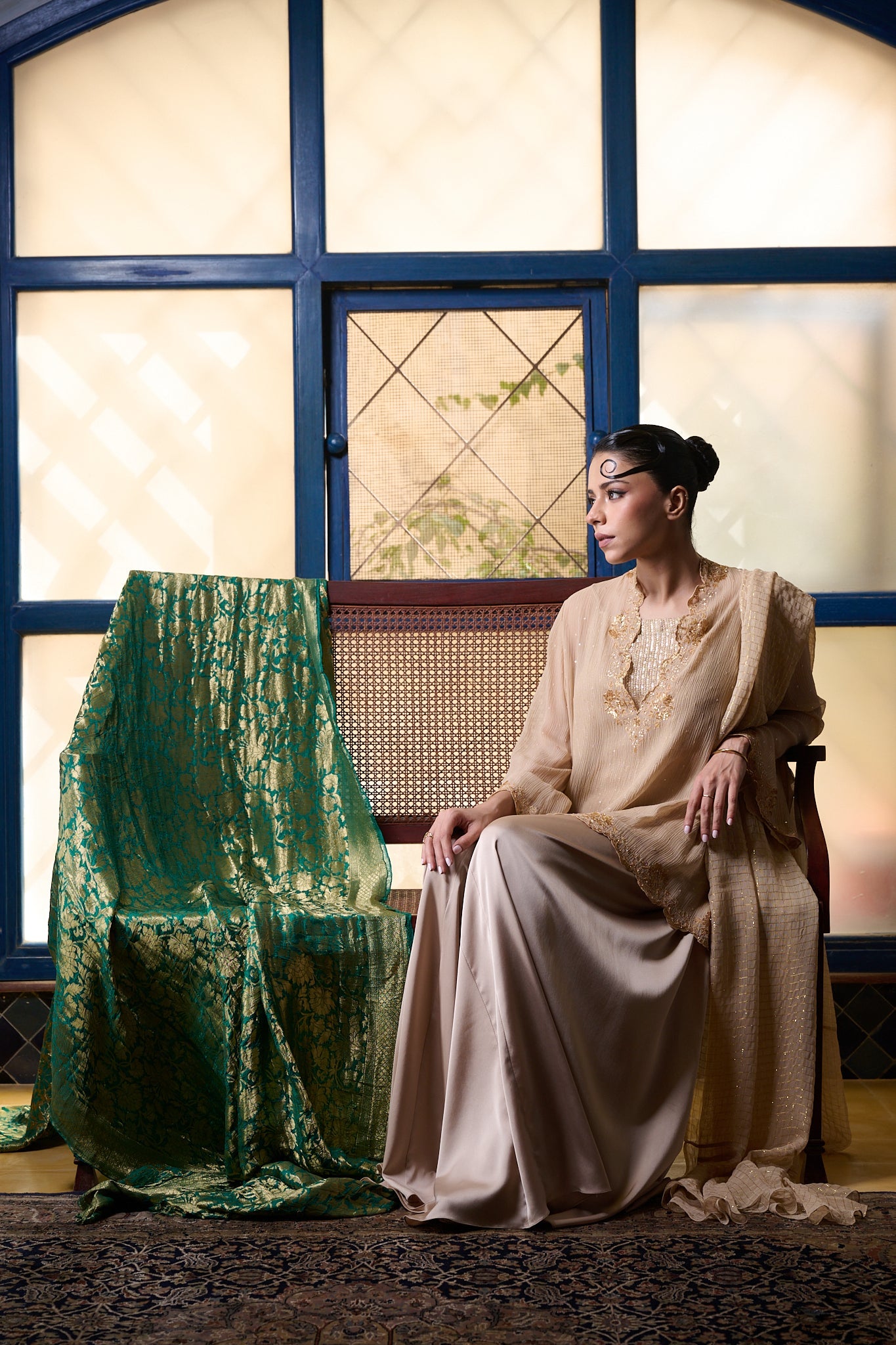 Maheem Khan - Layla - BIEGE - CHIFFON - 3 Piece