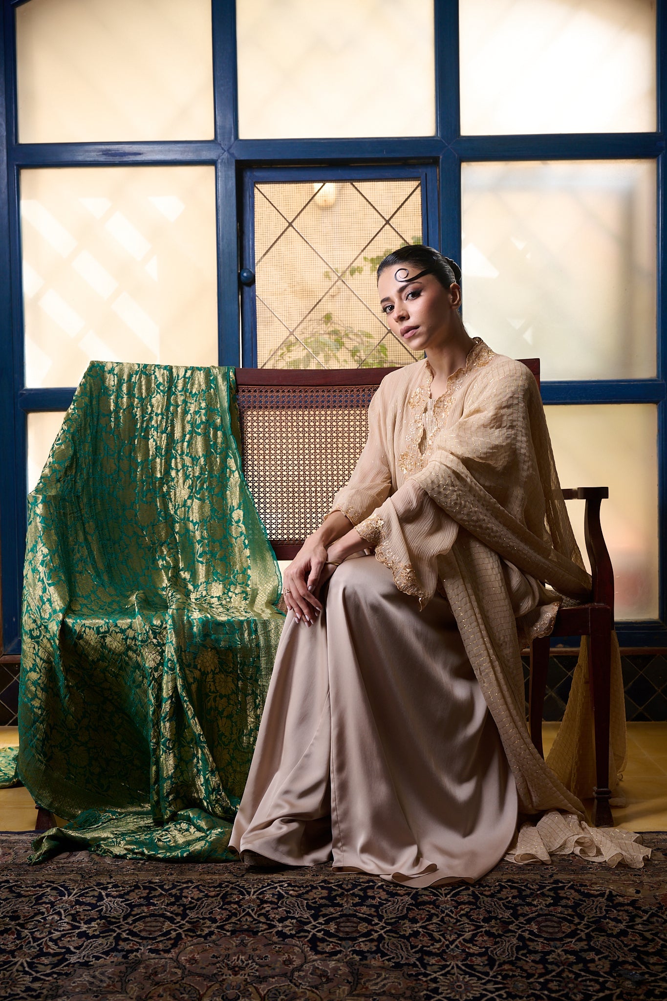 Maheem Khan - Layla - BIEGE - CHIFFON - 3 Piece