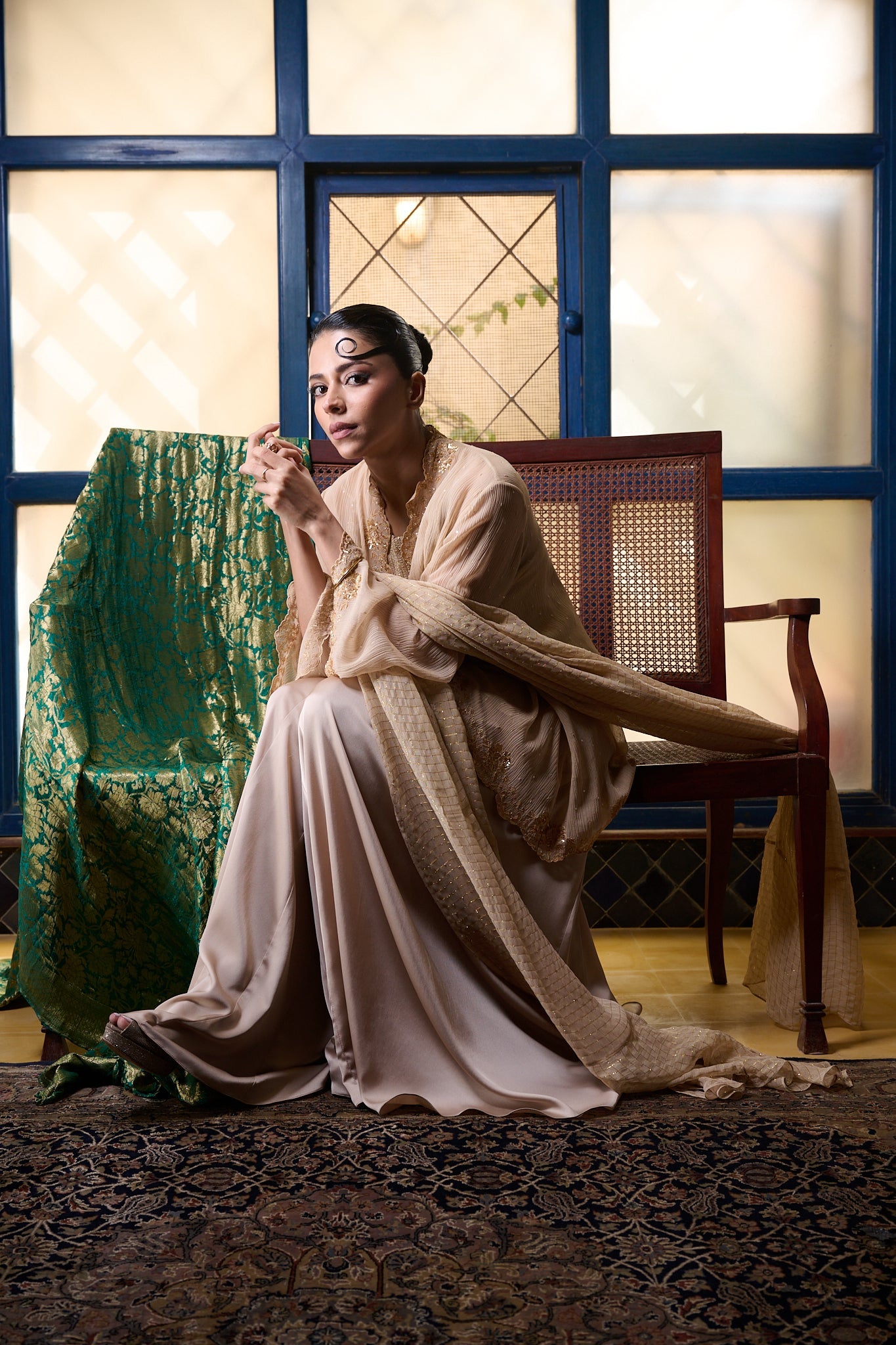 Maheem Khan - Layla - BIEGE - CHIFFON - 3 Piece