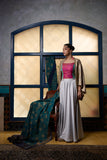 Maheem Khan - Corset With Straps - FUSCIA FEROZI GOLD - BROCADE - 1 Piece