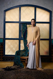 Maheem Khan - Pale Amber - PEACH - BLENDED SILK - 1 Piece