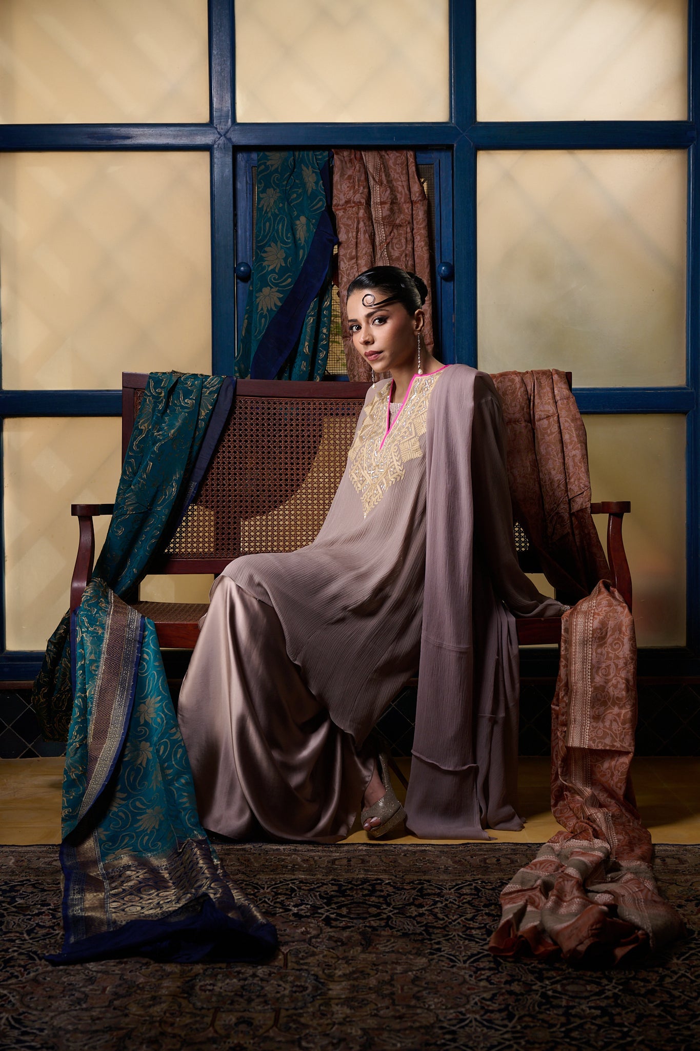 Maheem Khan - Pink Stone - CHIFFON - 3 Piece