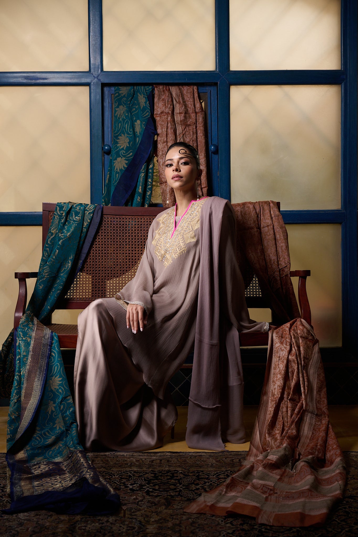 Maheem Khan - Pink Stone - CHIFFON - 3 Piece