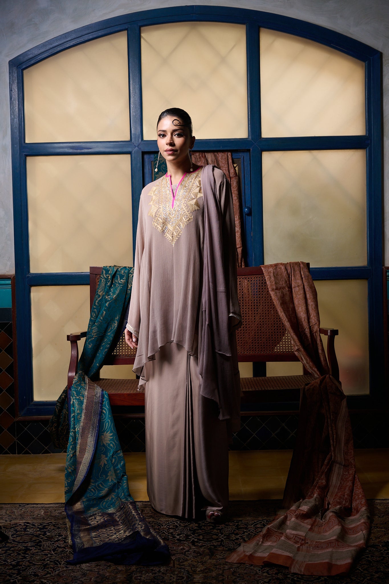Maheem Khan - Pink Stone - CHIFFON - 3 Piece