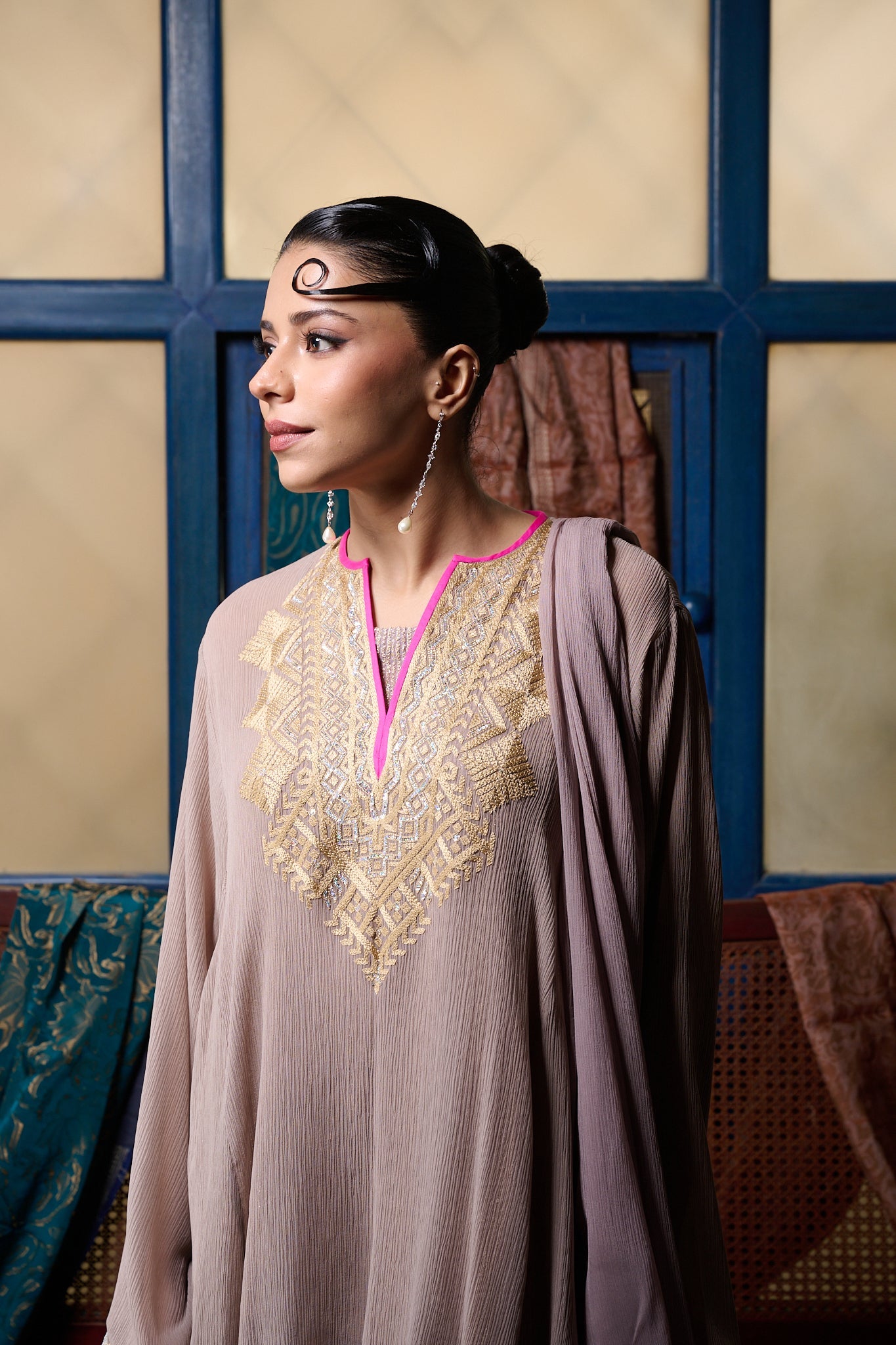 Maheem Khan - Pink Stone - CHIFFON - 3 Piece