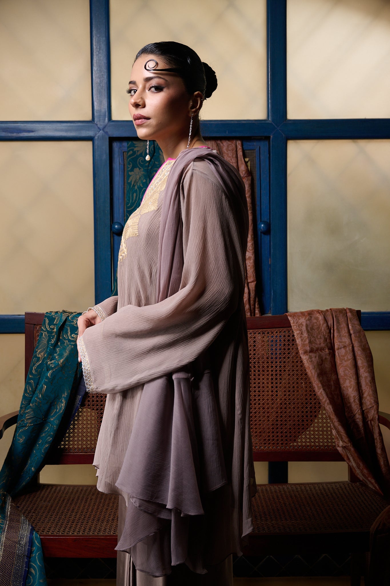 Maheem Khan - Pink Stone - CHIFFON - 3 Piece