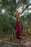 Gulabo - Blended Ruby Flow Suit For Women - Brown Maroon - 3 Piece