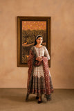 Maria Osama Khan - Nair  - white - Lawn & Tissue silk - 3 Piece