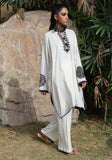 Huma Adnan - Nureyah - White - Linen - 2 Piece