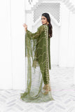 Laleen - Onyx Organza Suit For Women - Green - 3 Piece