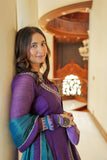 Omal by Komal - Zayna - Purple - Munar Line & Maysuri - 3 Piece