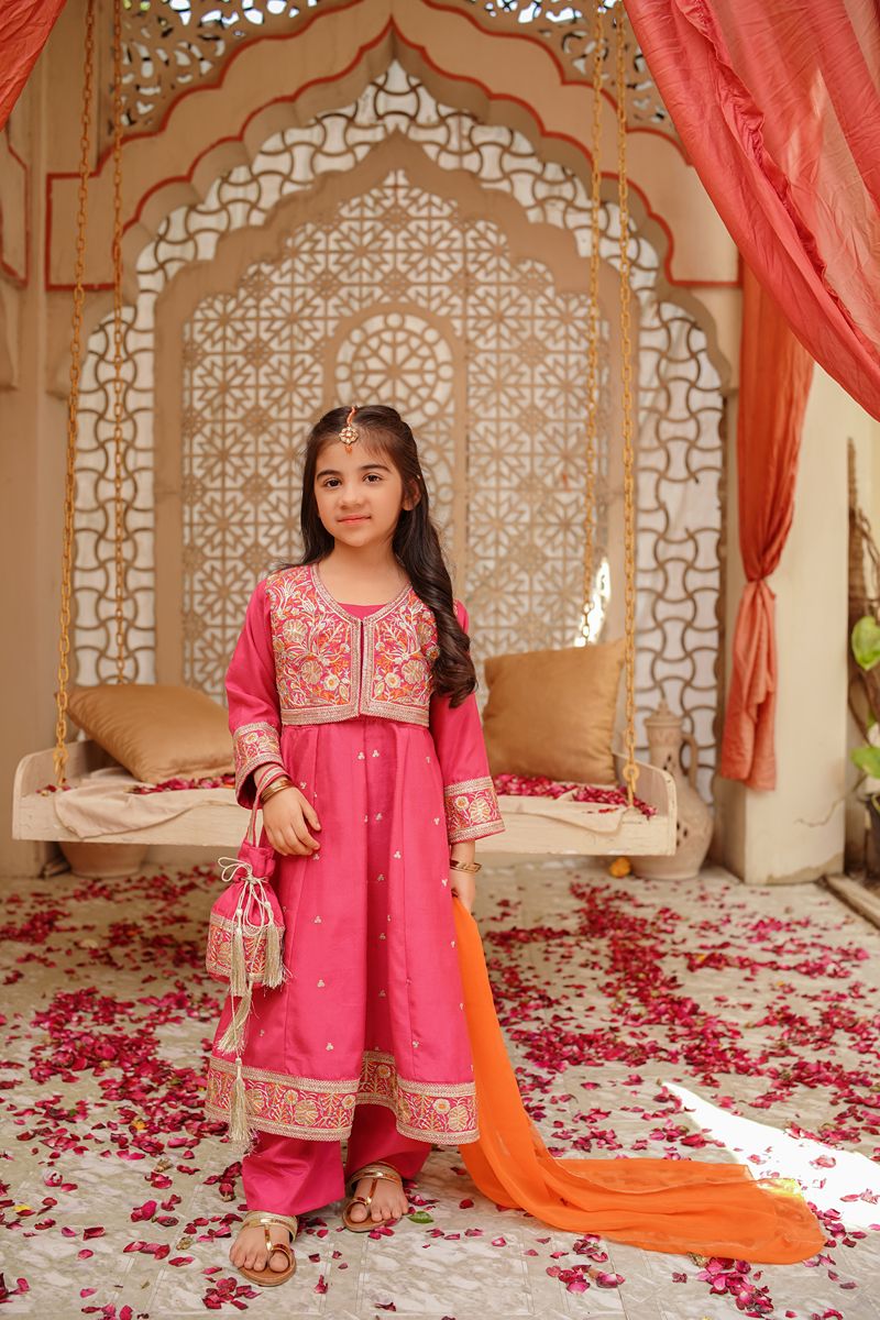 Cheeco Chic - POFEID25 - Hot Pink - viscose silk - 3 Piece