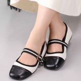 JootiShooti - Parisian Cap-Toe Mary Jane For Women