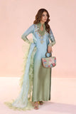 Musferah Saad - Pastel Mirage - Tissue,Silk & Organza - 3 Piece