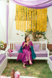 Omal by Komal - Shanze - Magenta Dobby - 3 Piece
