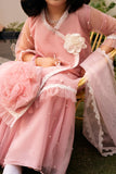 Hummingbirds - Pink Rose & Pearl Gharara Set For Girl