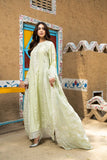 Laleen - Pistelle Raw Silk Suit For Women - Mint Green - 3 Piece