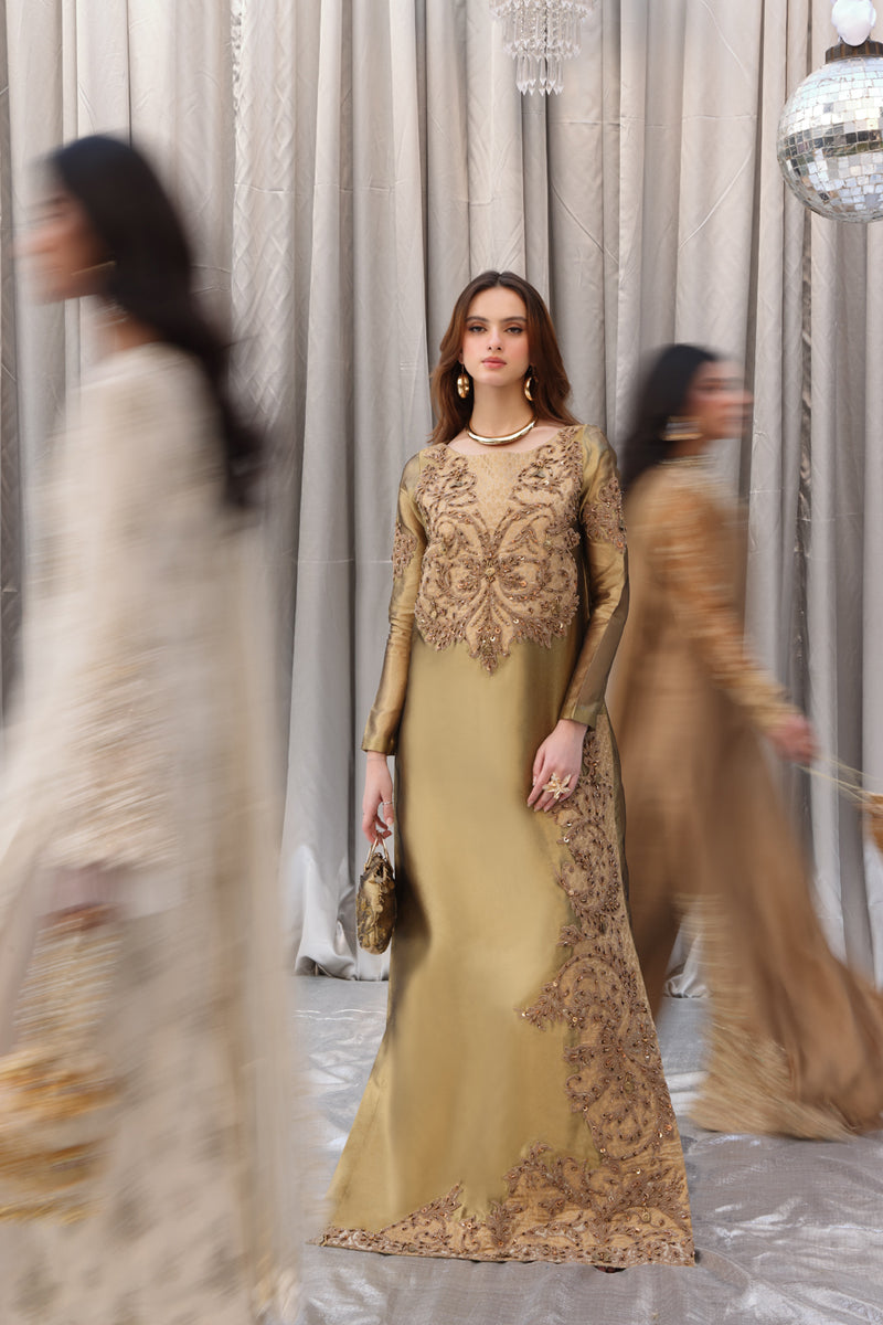 Musferah Saad - Princess Solara - Gold - Tissue - 1 Piece