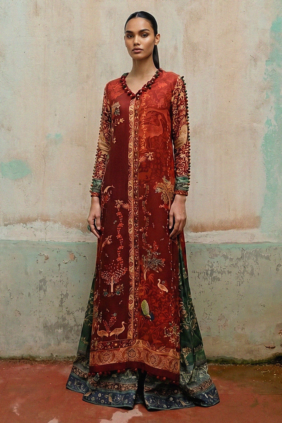 Sana Safinaz R-63 Suit Multicolour 2 Piece