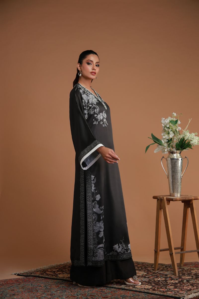 Shamaeel - RF-03 - Silk & Net - 3 Piece