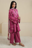 Cross Stitch - MYSTIC ROSE - Lawn - 3 Piece - Unstitched