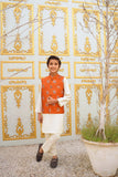 Cheeco Chic - RWEID25 - Rust & Green - Waistcoat - 1 Piece