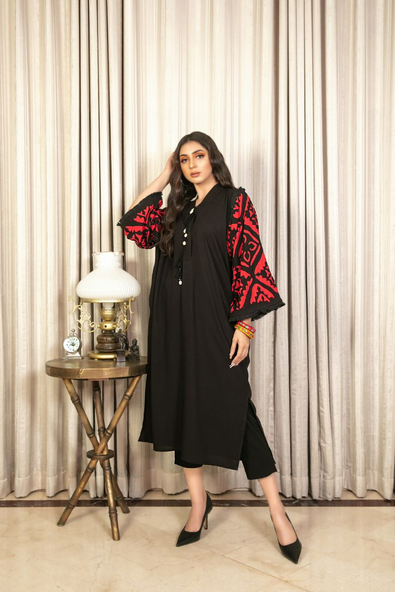 Khanz - Rangreza Kaftan - Cotton Lawn - 1 Piece