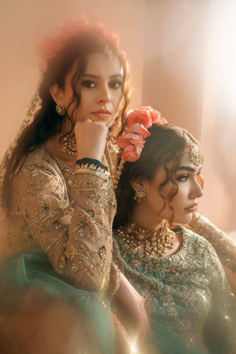 Fozia Khalid - Rasam - Organza - Beige - 3 Piece