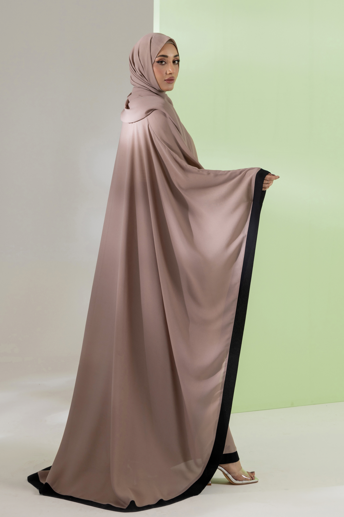Malbus - Reem Fawn - Chiffon - Beige - 2 Piece