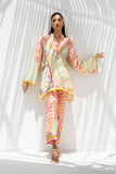 Sania Maskatiya - Rene (A) - Crepe , Crepe - Tea Green & Blush Pink - 2 Piece