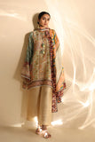 Sania Maskatiya - Rhel - Cotton Net / Raw Silk / Medium Silk - Egg Shell - 3 Piece