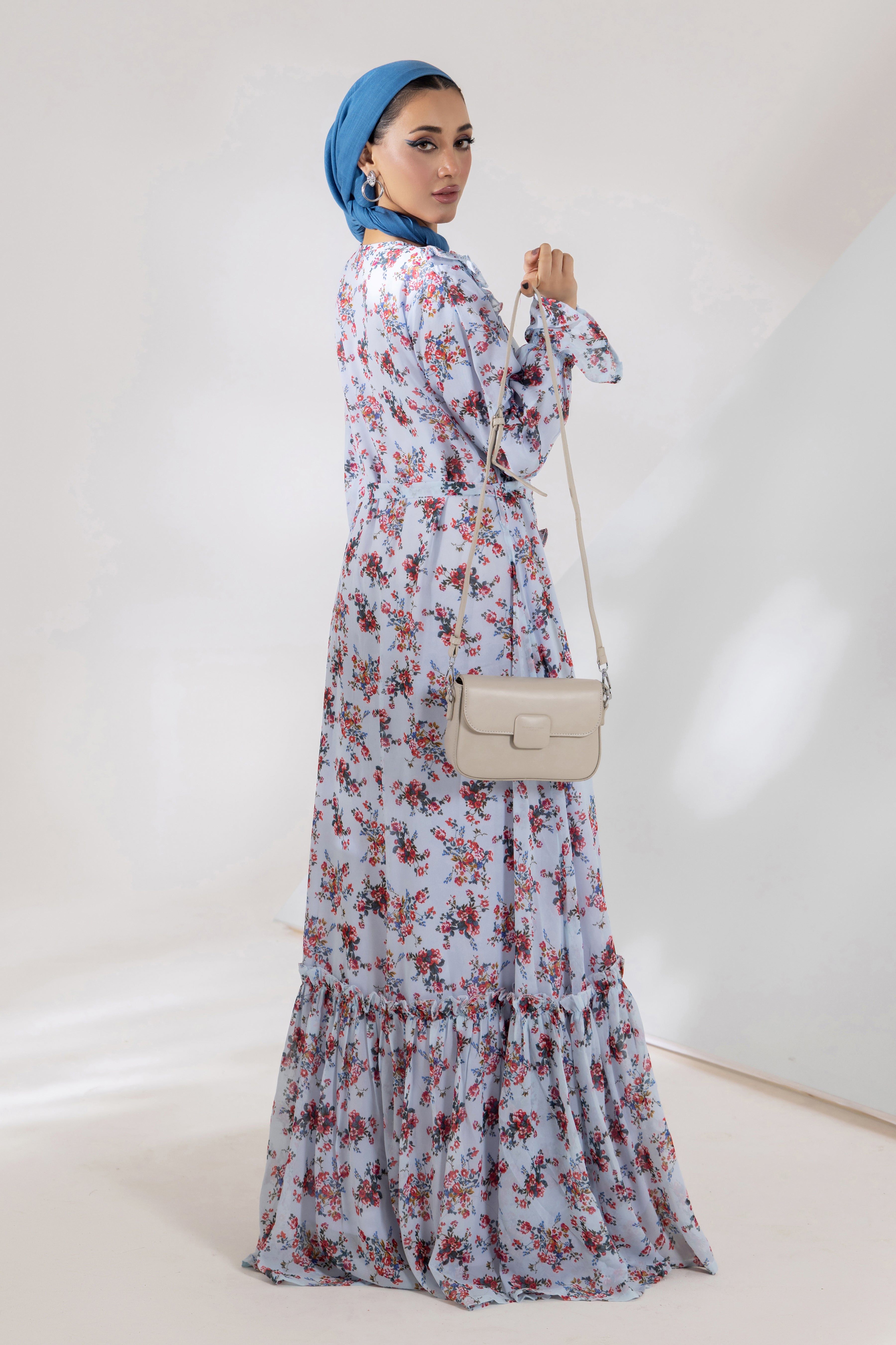 Malbus - Rosalie - Chiffon - Blue - 1 Piece