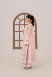 Laleen - Rose Cotton Silk Suit For Women - Baby Pink - 3 Piece