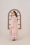 Laleen - Rose Cotton Silk Suit For Women - Baby Pink - 3 Piece