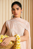 Cross Stitch - ROSY DUSK - Chikankari Lawn - 3 Piece - Unstitched