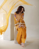Ombrella - Sunshine - Khaadi Net - Mustard - 3 Piece