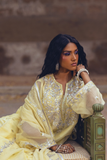 Sanam Chaudhri ALWAAN Yellow 3 Piece